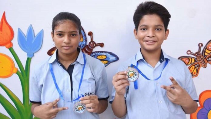 ताइक्वाण्डो चैम्पियनशिप में CMS छात्रों ने जीते दो गोल्ड मैडल