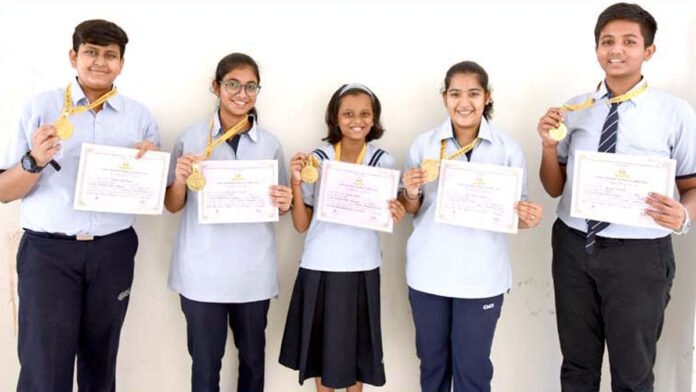 कराटे चैम्पियनशिप में CMS छात्रों ने जीते पाँच गोल्ड मेडल