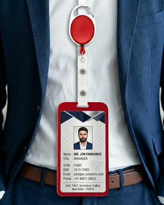 PAPPER VALLEY Plastic Card Holder (Budget Friendly)