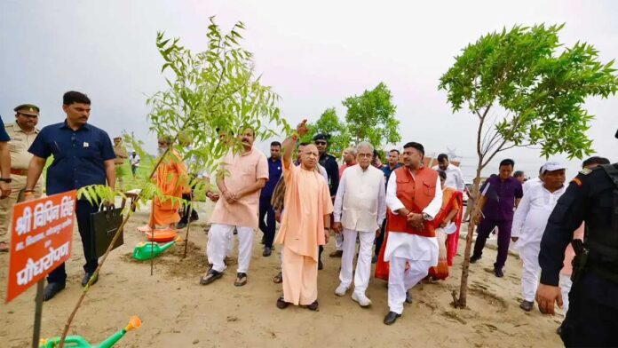 Ek Ped Maa Ke Naam: CM योगी ने गोरखपुर से शुरू किया 35 करोड़ पौधरोपण अभियान, पर्यावरण संरक्षण पर दिया जोर